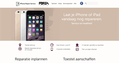Desktop Screenshot of iphonerepairservice.nl